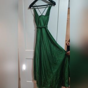 BCBG Maxizria wrap around dress 100% silk